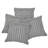 Decorative Compression Light Gray Faux Rabbit Fur Flannel Square Throw Pillow Covers With Inserts-4448263