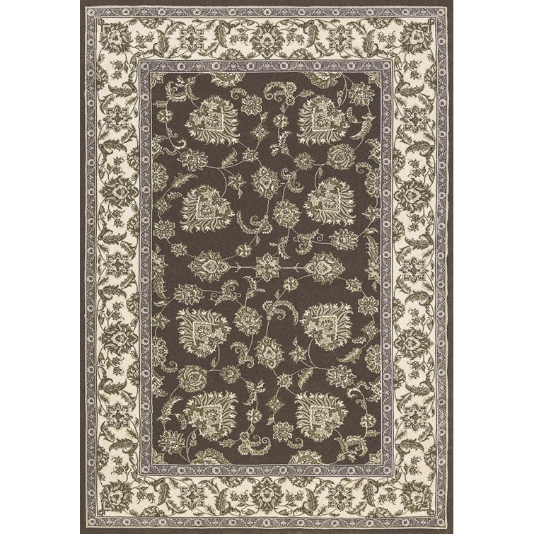 Tapis gris foncé/ivoire Atterbury