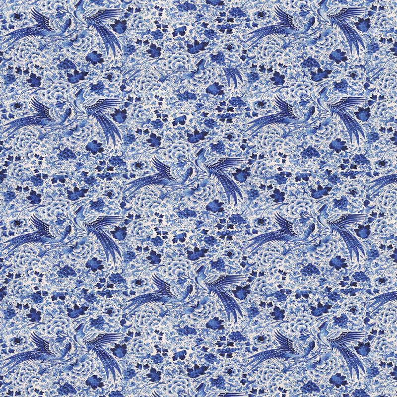 Royal Delft Metallic Wallpaper Roll