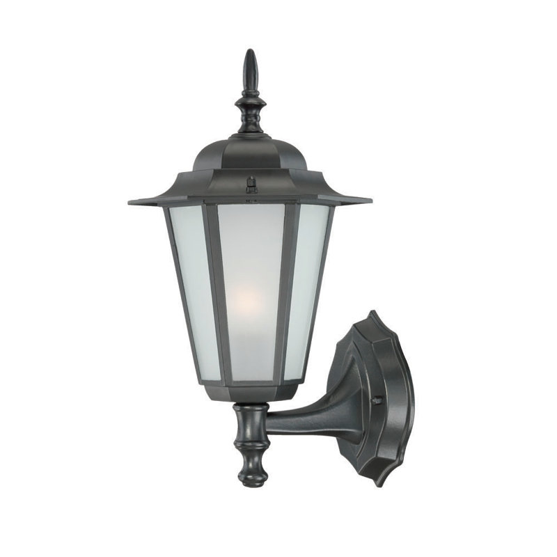 Lanterne murale d'extérieur 1 ampoule Hope, Noir mat
