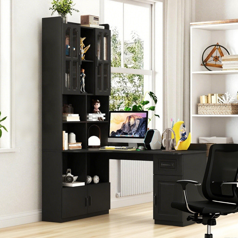 Solid Wood Computer Desk