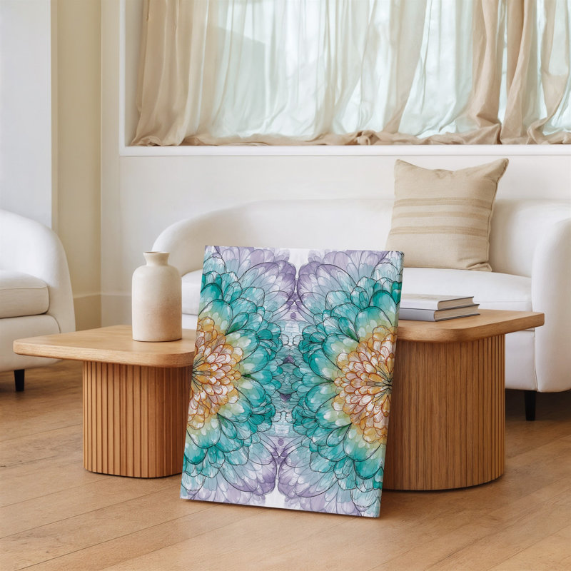 Reproduction d'art sur toile, "Mandala", toile, H 24 po x l 18 po