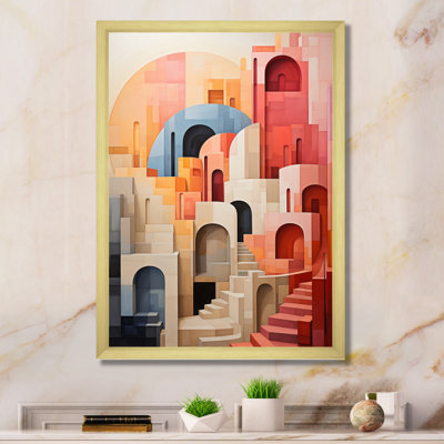Ishya Constructivism Construit Horizons X sur impression sur toile