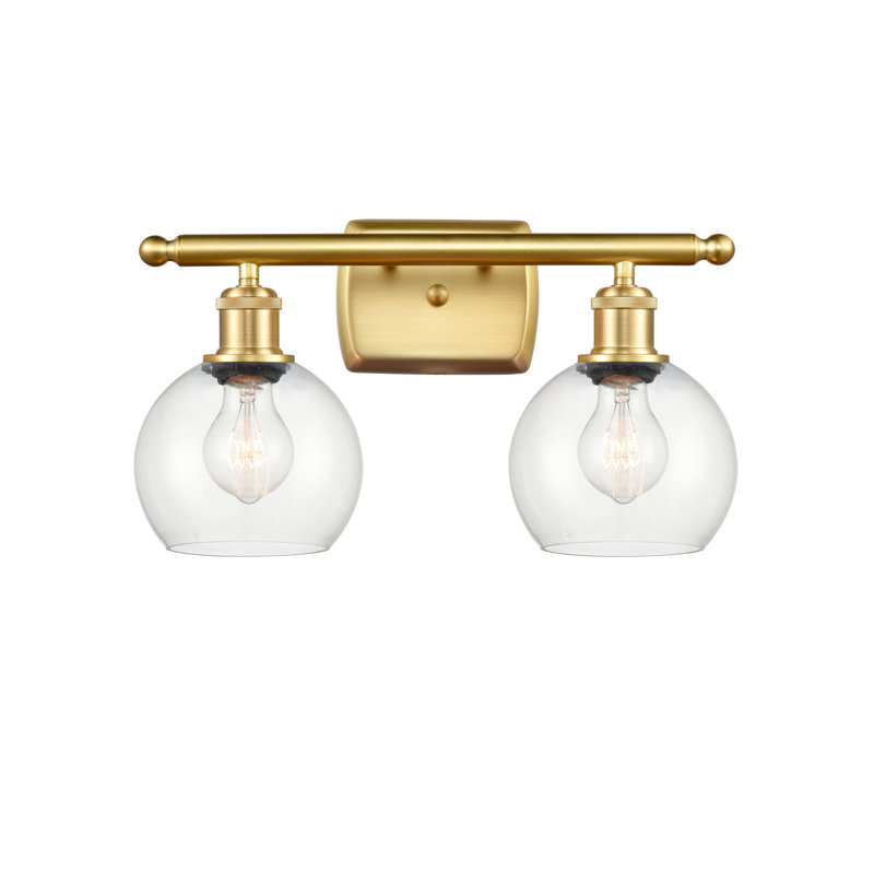 Almatine 2 - Light Vanity Light, LED, Clear, Satin Gold