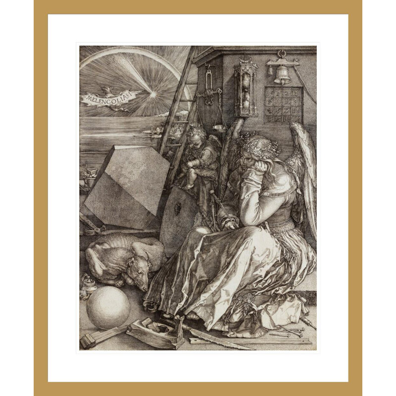 Albrecht Dürer - estampe numérique encadrée, H 28,34 po x l 23,5 po
