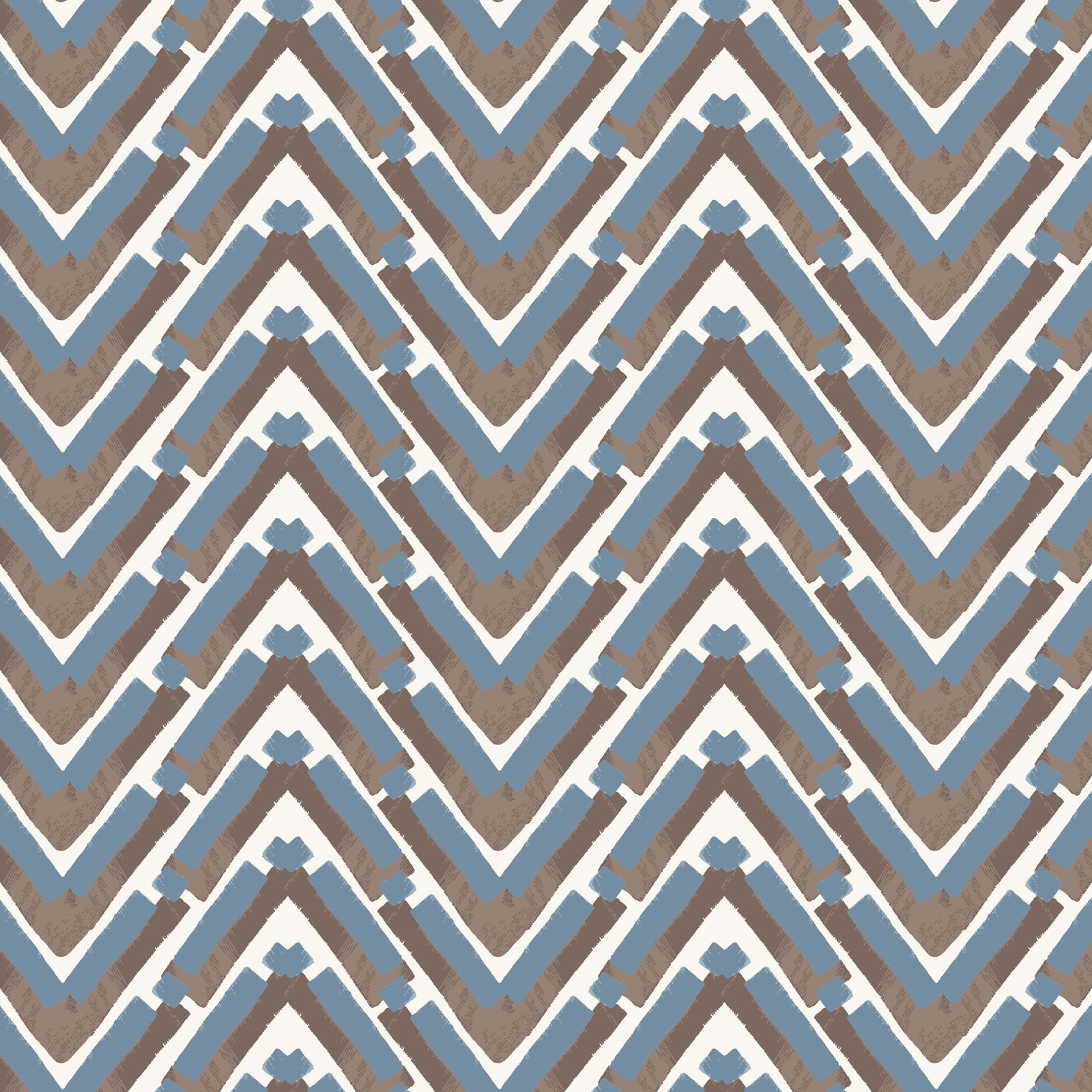 Barley Upholstered Bench, Stroke Ocean Chevron