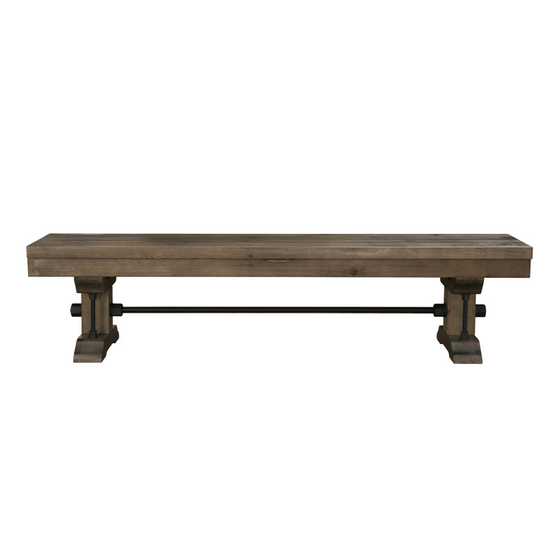 Banc de billard avec rangement pour table de billard Manchester, Brun patiné