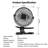 Biyori 6.4" Oscillating Fan