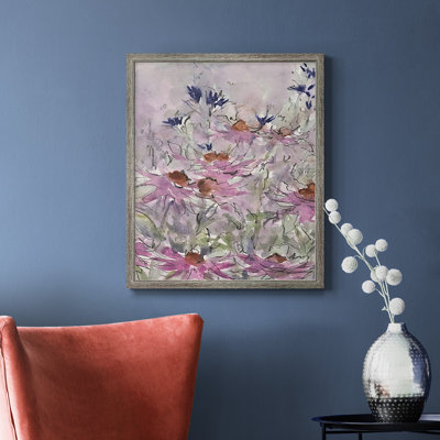 Toile encadrée de qualité supérieure Floral Entertainment II - prête à être accrochée