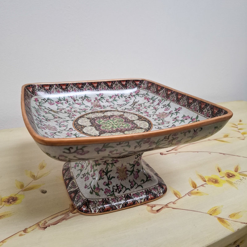 Porcelain Square Compote Tray Casey Creation