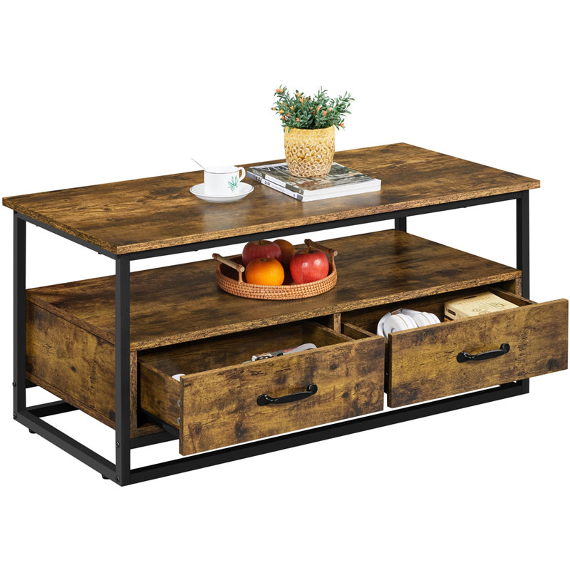Frame Coffee Table with Storage