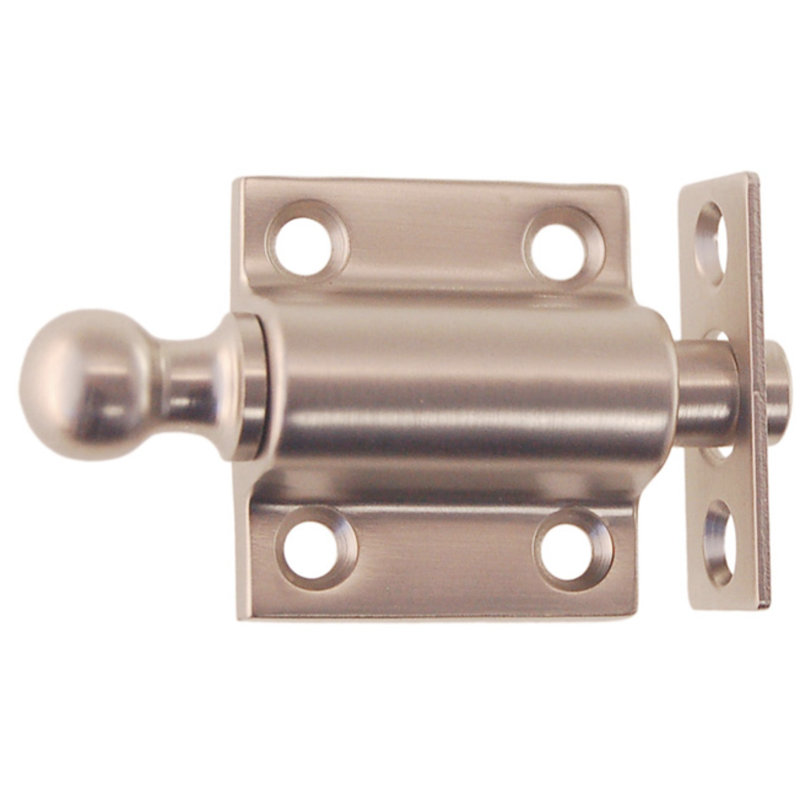 Boulon de ventilation en nickel brossé pour fenêtres à guirlande "Beaumont", Nickel brossé