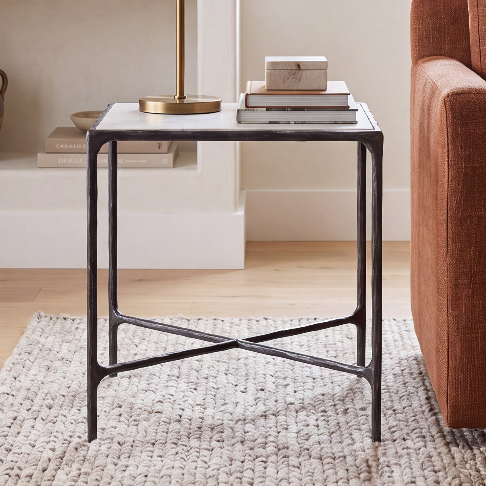Evelynn 3-Piece Living Room Table Set, Black, Gray