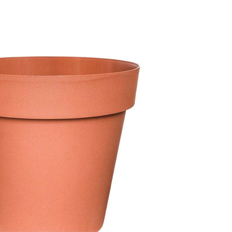 Cleo Planter with Wheels, Terracotta, 35.50cm H x 40cm W x 15.75cm D