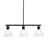 Modern Metal and Glass Linear Chandelier-1030032884