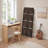 4-Tier Folding Bookshelf with Easy Assembly, Space-Saving Storage Shelf for Small Spaces, Rustic Display Rack for Home or Office