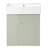 Floating Bathroom Vaniy With Ceramic Basin And Left Side Storage, Accent Cabinet-840341607