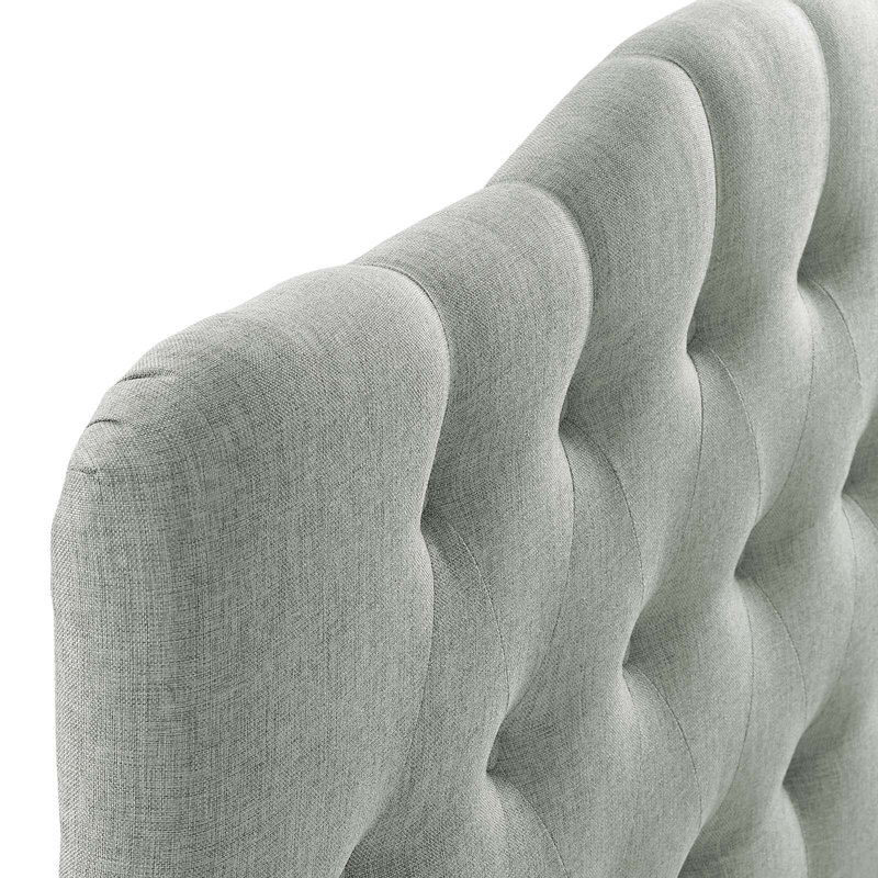 Modway Copper Grove Strathgartney Button-Tufted Upholstered Headboard, Full, Beige