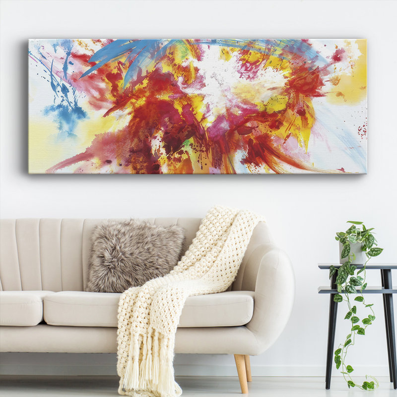 «Summer Days» sur toile, H 12 po x l 30 po x P 1,5 po
