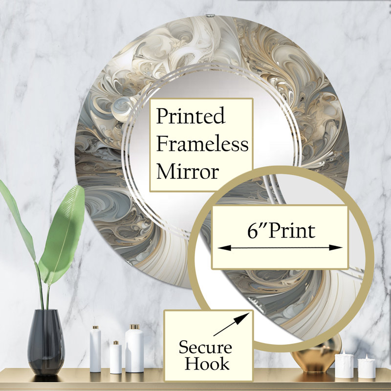 Dourous Circle Mirror, 32" x 32"