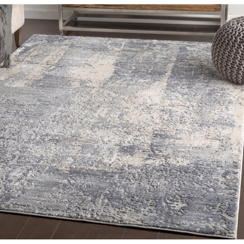 Hobert Abstract Indoor Rug, Rectangle 9'3" x 12'3"