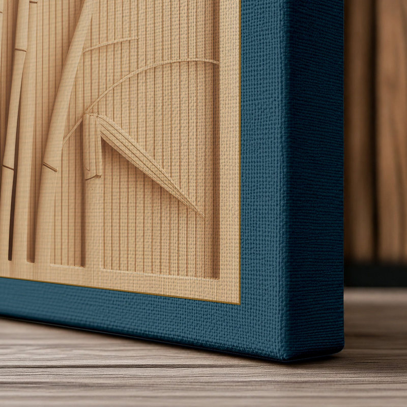 Print, 36x24 - 91.4 x 61.0 cm, Teal Border