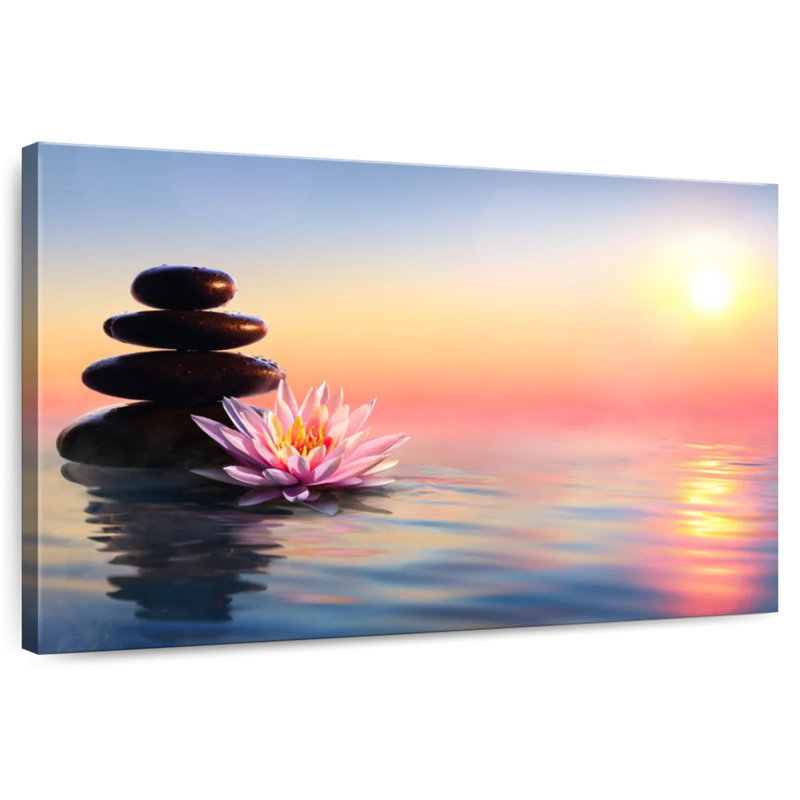 Coucher de soleil zen Kerrick, H 32 po x l 48 po