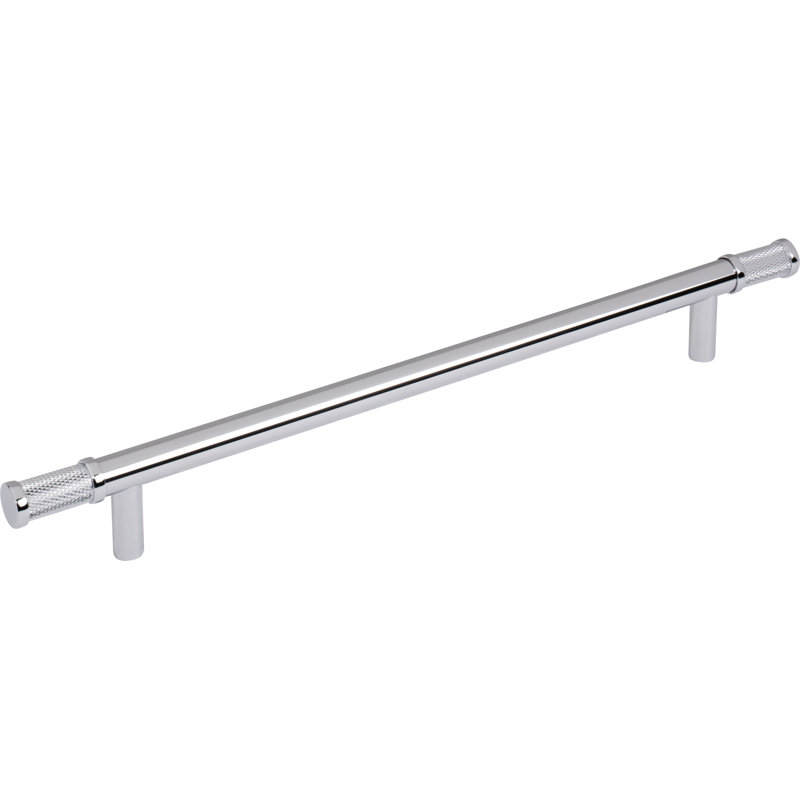 Burnham Bar Pull, Polished Chrome, 8 13/16" Center To Center