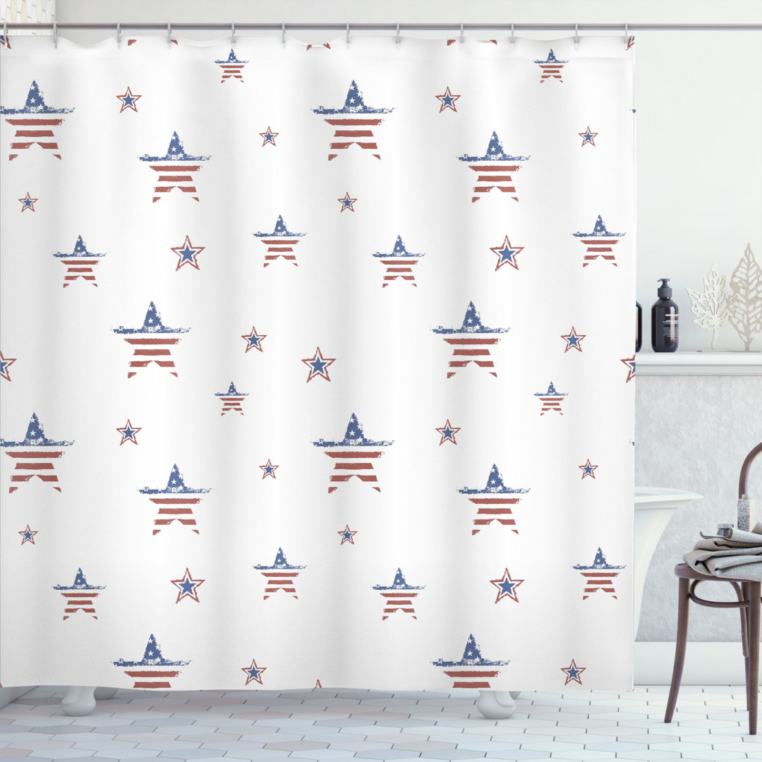 Shower Curtain with Hooks Included The Holiday Aisle®