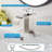 Single-Hole Single-handle Bathroom Faucet with Drain Assembly-72848112