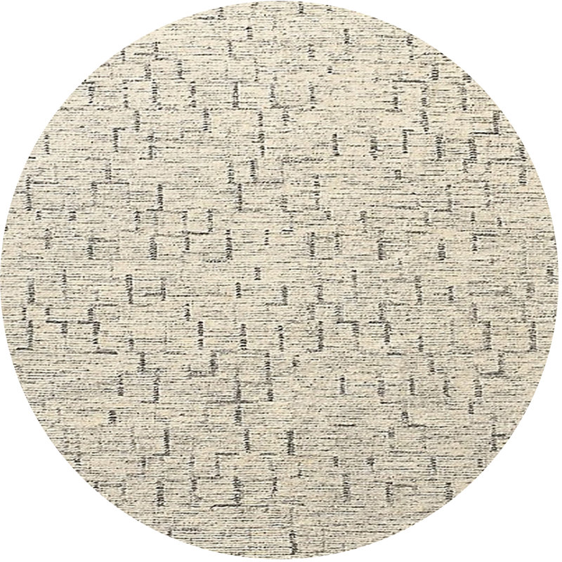 Tapis beige, Rond 4 pi
