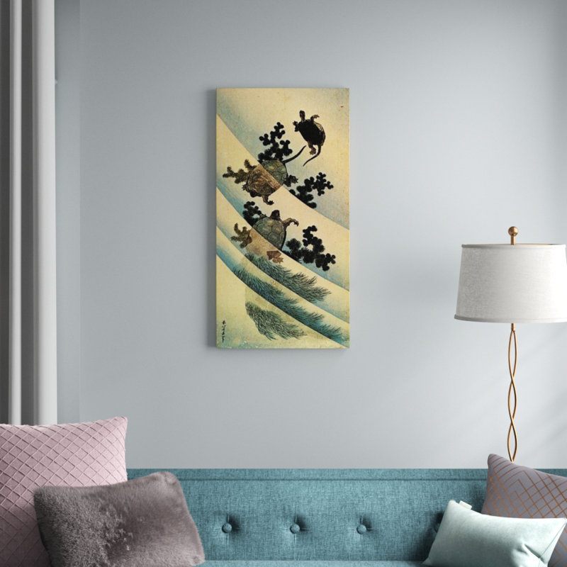 Hokusai - Wrapped Canvas Painting, 100cm H x 50cm W x 1.8cm D