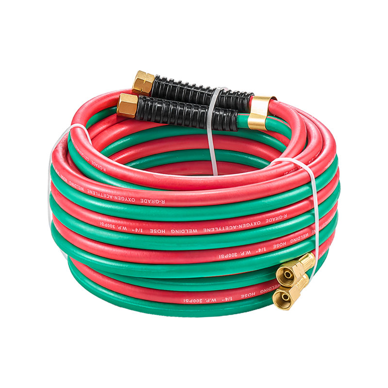 Tuyau d'oxygène, acétylène, tuyau de qualité R, pression de service maximale de 300 psi, 25'