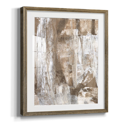 Printed Neutral Andaman II Framed Print