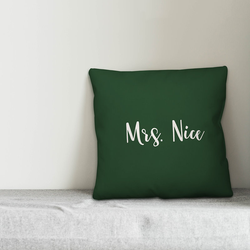  Coussin Mme. Nice, Vert foncé, Housse de coussin