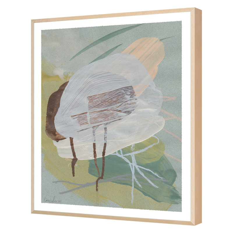 «Jelly Fly» par Cassidy Cole - Reproduction de photo sur papier, Cadre érable, H 29 po x l 24 po