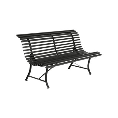 Louisiane Steel Park Bench by Fermob