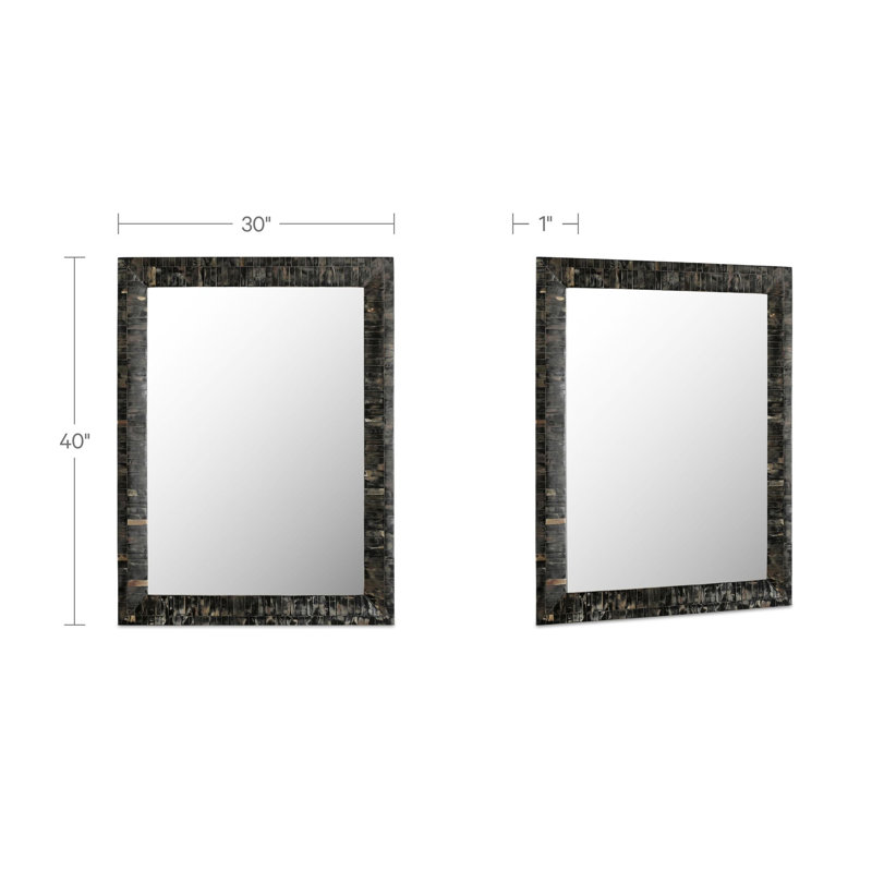 Avis Horn Inlay Mirror