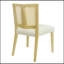 Ensemble de 2 chaises de salle à manger en rotin sans accoudoirs, alliant style Mid-Century et confort moderne pour un repas élégant-769551636