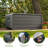 Lifetime 147.1cm W 136L Water Resistant Plastic Deck Box in Grey