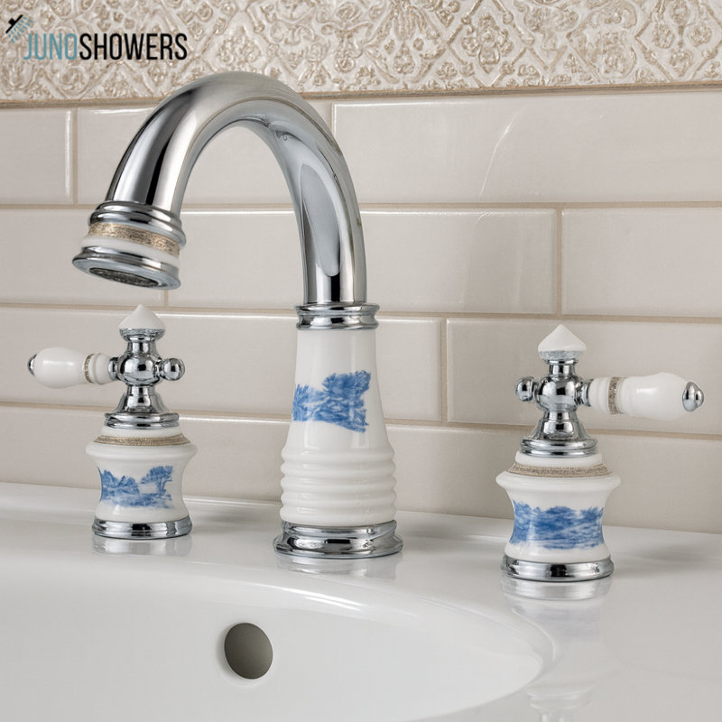 Chrome Finish Wall-Mounted Shower System with Thermostatic Valve and Handheld Spray