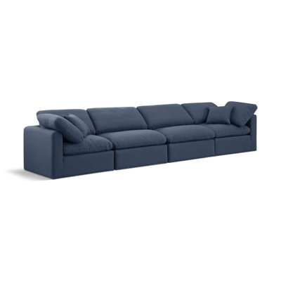 Itala 140'' Upholstered Sofa