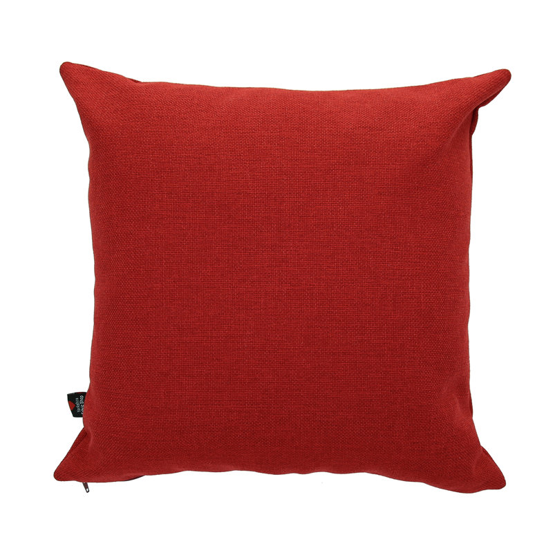 Alton Square Cushion, 43 x 43cm, Red