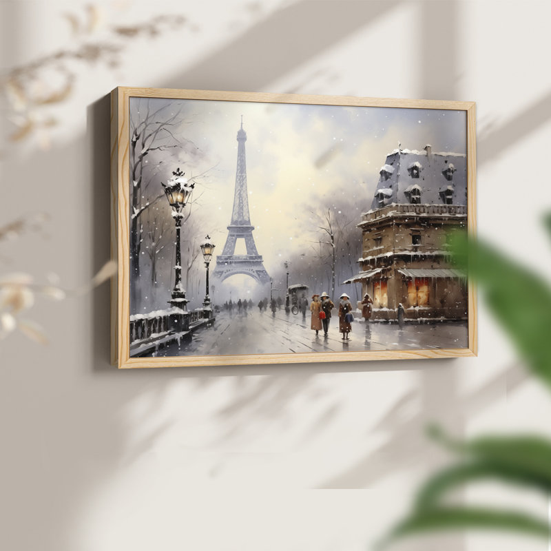 «Chirstmas Art» -ccccxxix- reproduction encadrée, H 22 po x l 28 po, Naturel
