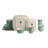 222 Fifth Adelaide 16-Piece Porcelain Floral Dinnerware Set - Service For 4-2020879872