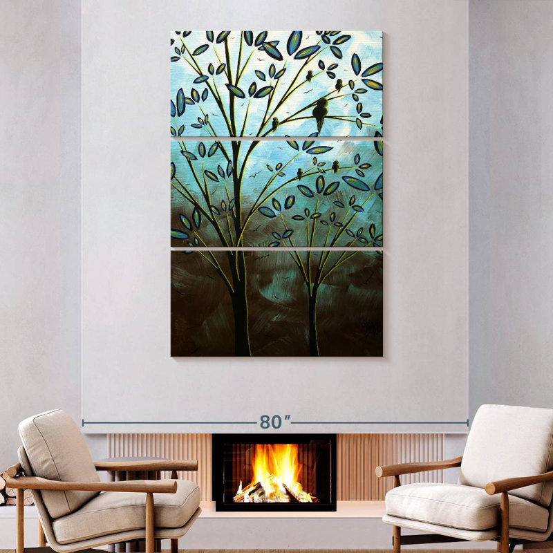 Maison d'oiseaux, 38" H x 24" W