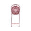 Bistro Set ALBINIA Metal Burgundy-2031004541