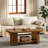 Modern Oval 2-Tier Center Table With Storage