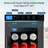 VUSHINE 60-Can Under Counter Beverage Refrigerator, 12" Slim Built-In or Freestanding Fridge, Round Handle