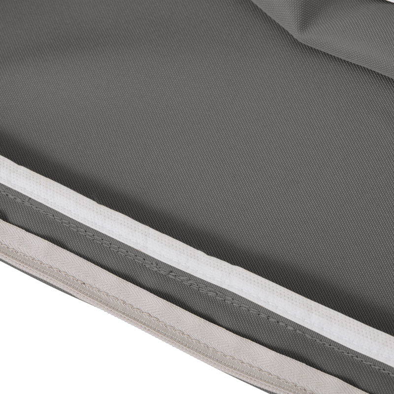 Pina Outdoor 3'' Bench Seat Cushion, Light Charcoal Gray